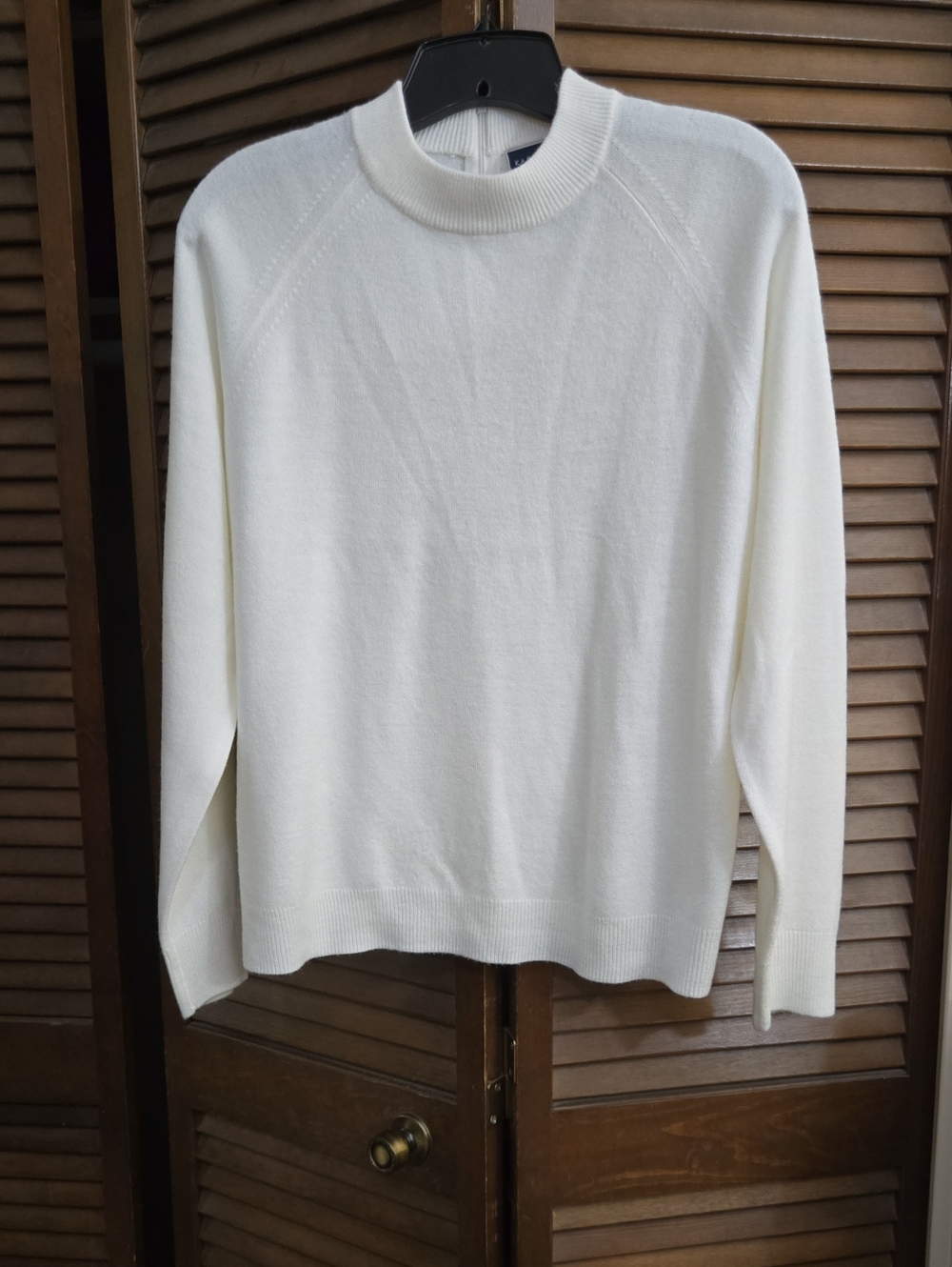 Karen Scott Crewneck Sweater - Off-White